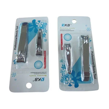 2 in 1 Nail Clipper Kit with Blister Pack