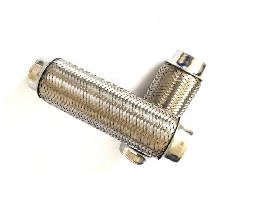 Customized Auto Accessory Flexible Exhaust Pipe for Car Stainless Steel Braided Exhaust Flex Tube