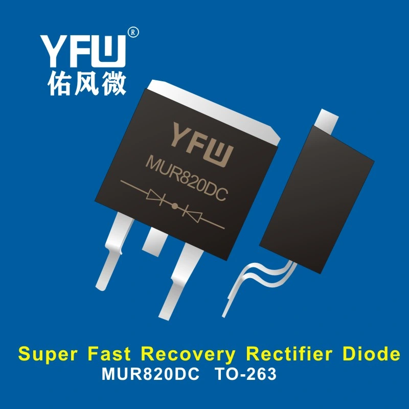 Diodo rectificador de recuperación súper rápida Mur820DC Mur840DC Mur860DC to-263