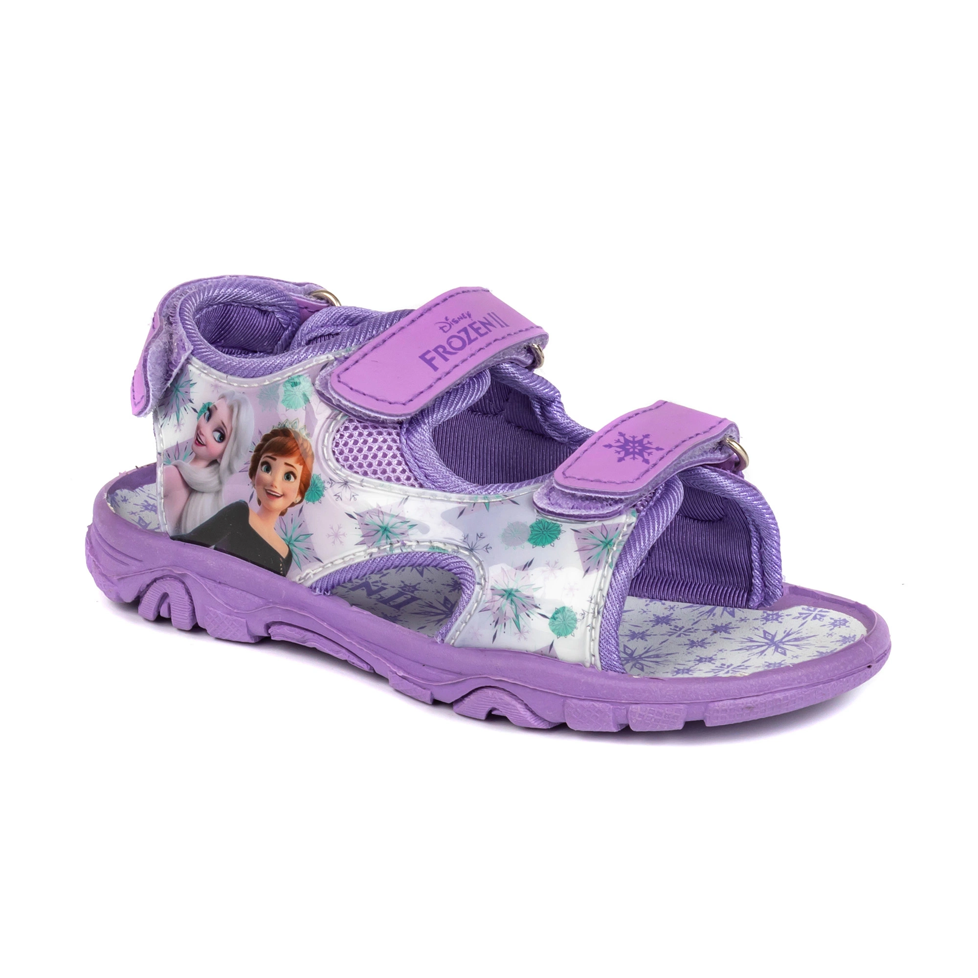 Sneaker Shoes, Children Shoe, Kids Shoes, Sports Shoes, Sandals, Lilac Upper + Velcro Style, PVC Outsole Injection Shoes