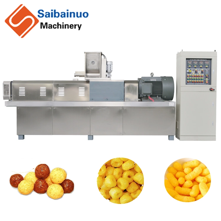 Corn Flake Puff Snack Breakfast Cereals Food Twin Screw Extruder