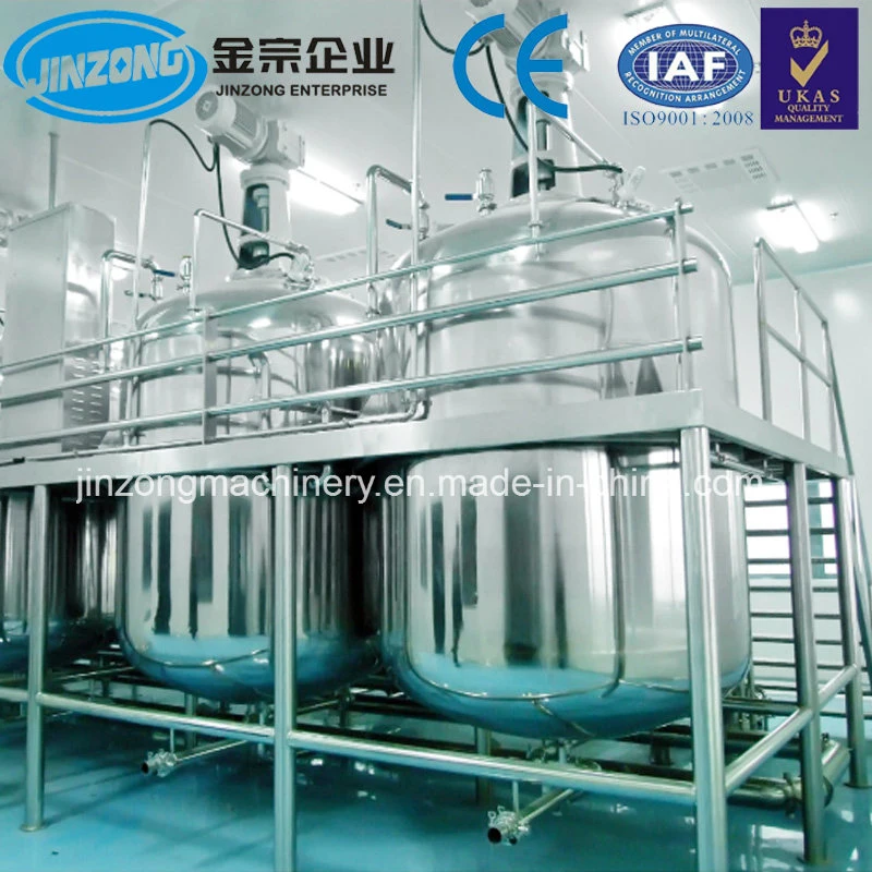 Factory Direct 500L Stainless Steel Electric Heating Liquid Soap Making Machine. Cosmetic/Liquid/Cream/Chemical Emulsifying Mixing Tank with Homogenizer