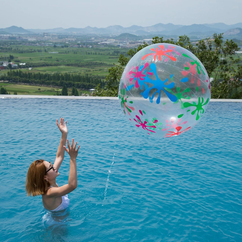 PVC inflable agua ecológica juguetes de juego transparentes Pelota de playa