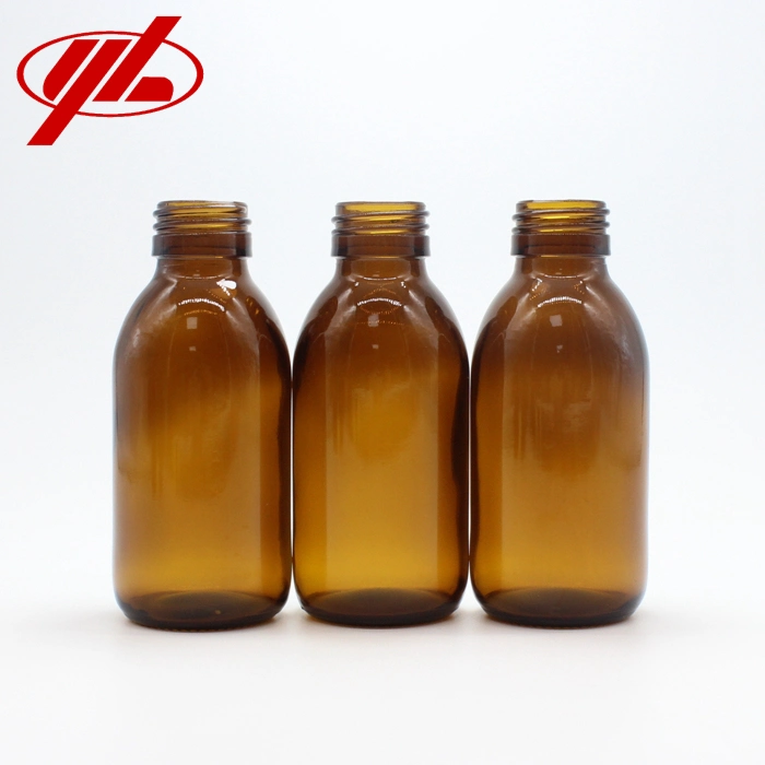 Amber Glass Bottle Pharmaceutical Packaging