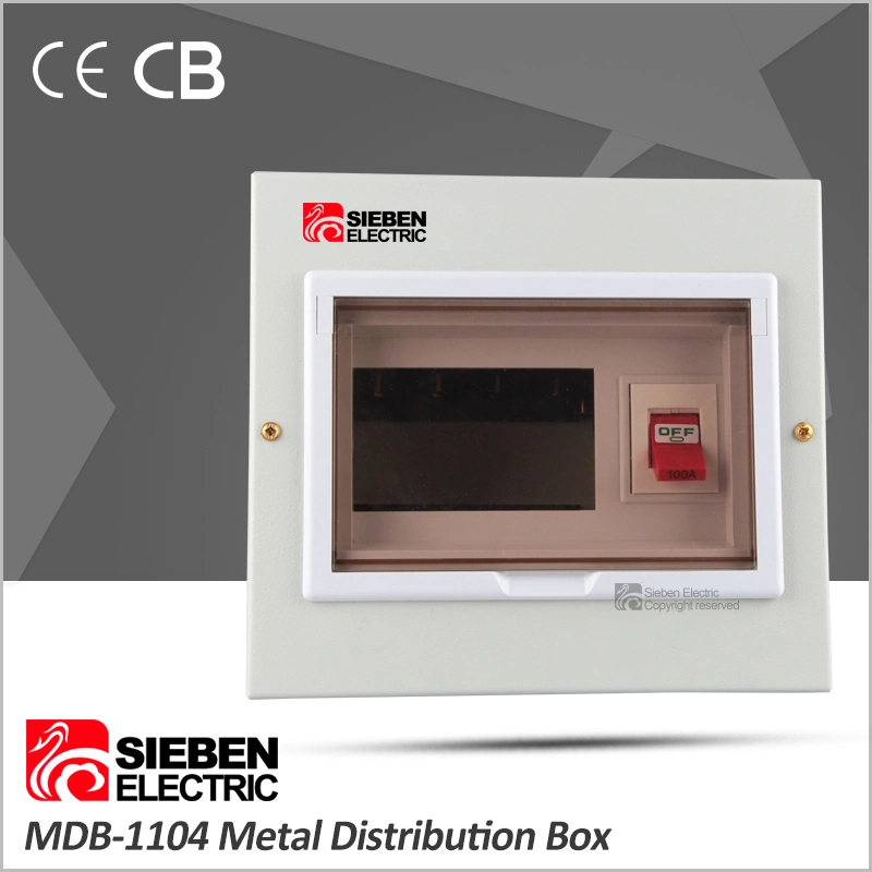 African Market Classic Type Single Phase D4 Metal Distribution Box