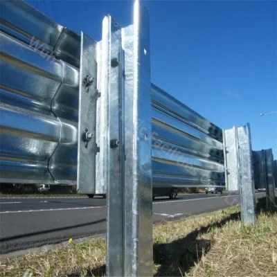 Acero galvanizado H U C UPN Sigma Post para carretera Barrera de impacto de haz W de Thrie Beam