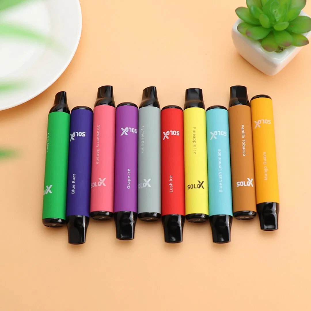 2021 Nouveau Style Vapeman Solo jetables X E-cigarette 1500 inhalations Vape