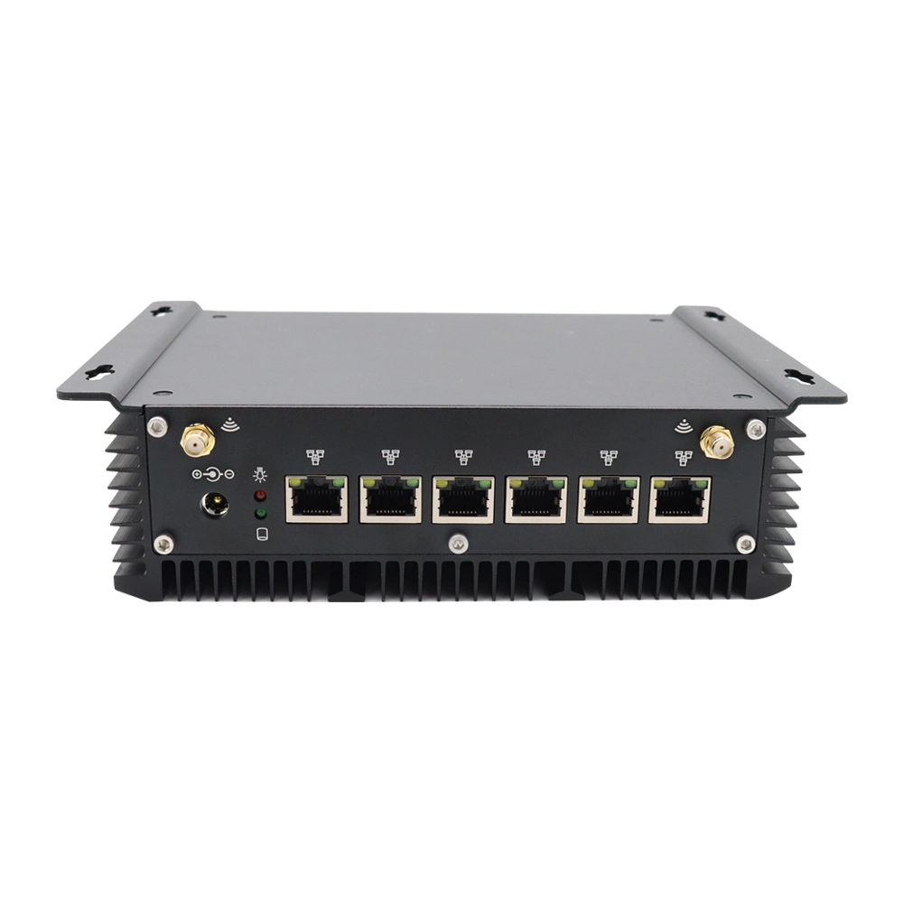 Fanless Industrial Mini PC Computer for Intel Core I3 7167u 6LAN Ports Firewall Pfsense Router Mini Computer