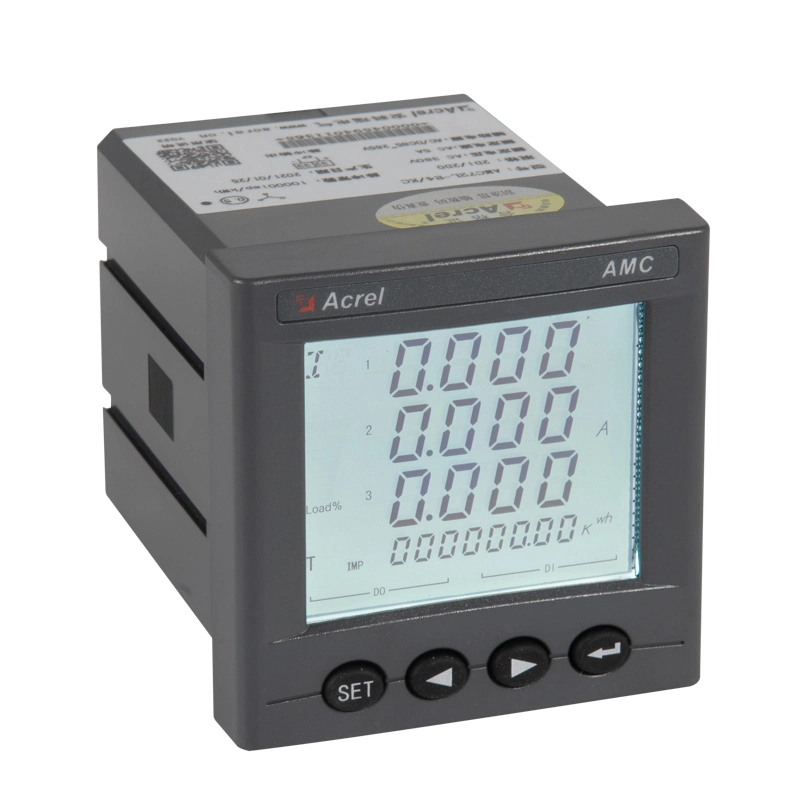 AC Three-Phase Programmable Ammeter and Voltmeter Meters Digital Display