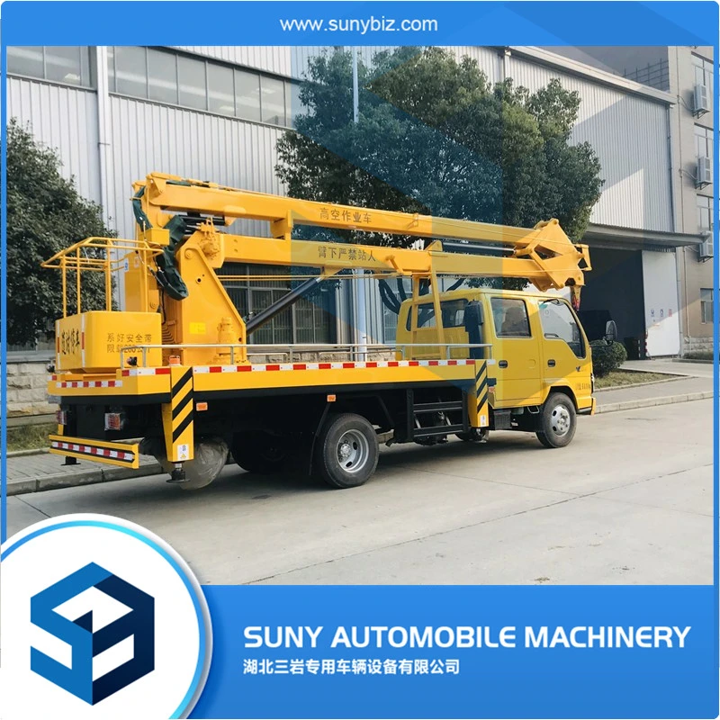 12m Boom Truck Aerial Truck Rear Working Platform