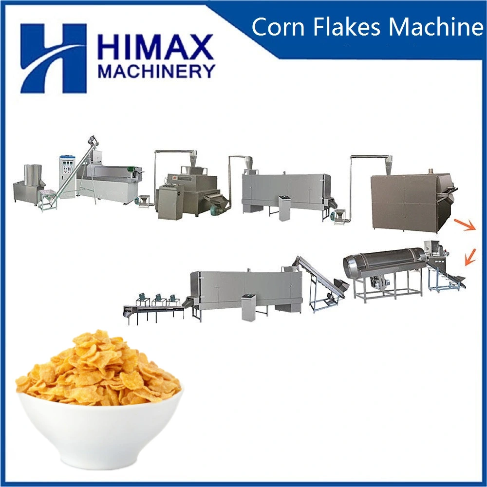 Beliebte Frühstück Cereal Prozess Extruder Corn Flakes Extruder Processing Line