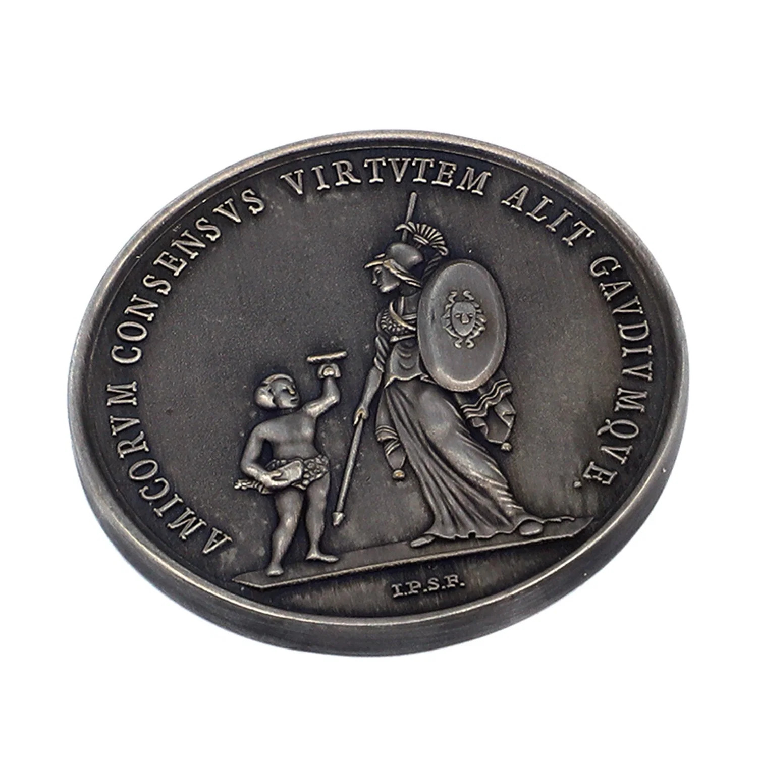 Custom 3D Image Souvenir Sexy Logo Metal Souvenir Old Man Coin (Ele-C057)