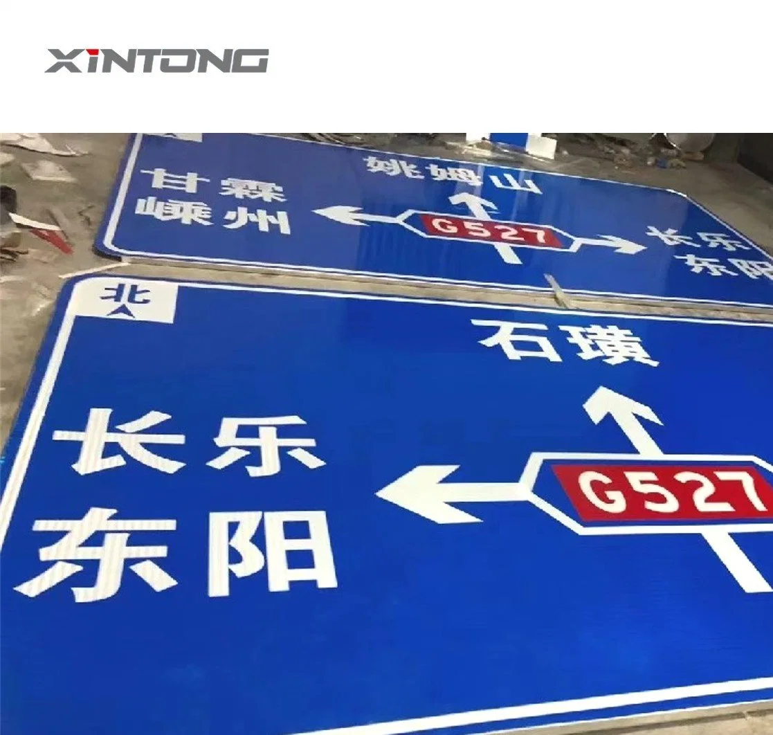 Good Price 20-100m Customized Xintong 60mm Reflective Material Caution Board Triangle Traffic Sign