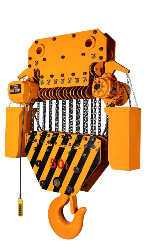 Light Heavy Duty 50 Ton Electric Chain Hoist for Construction Work