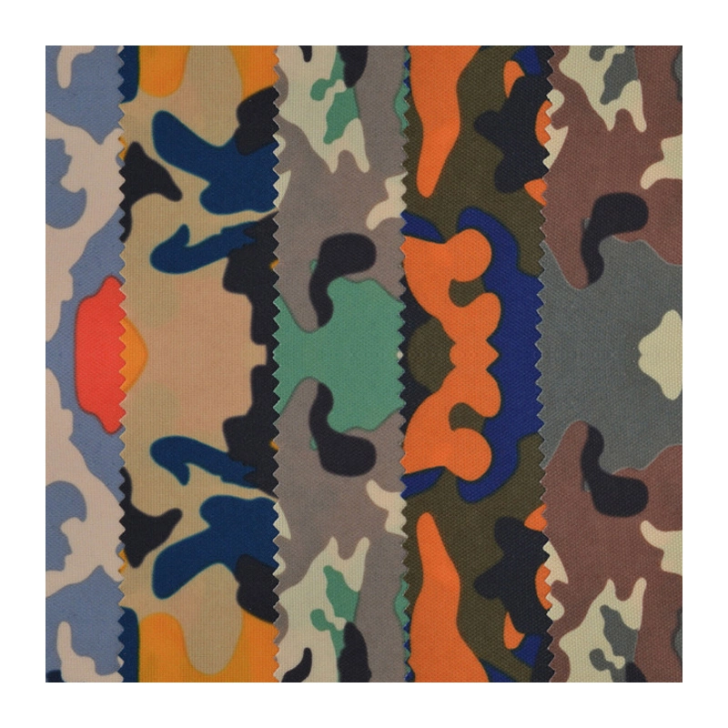 Recycled 900d Coating Waterproof Polyester Camouflage Oxford Cloth