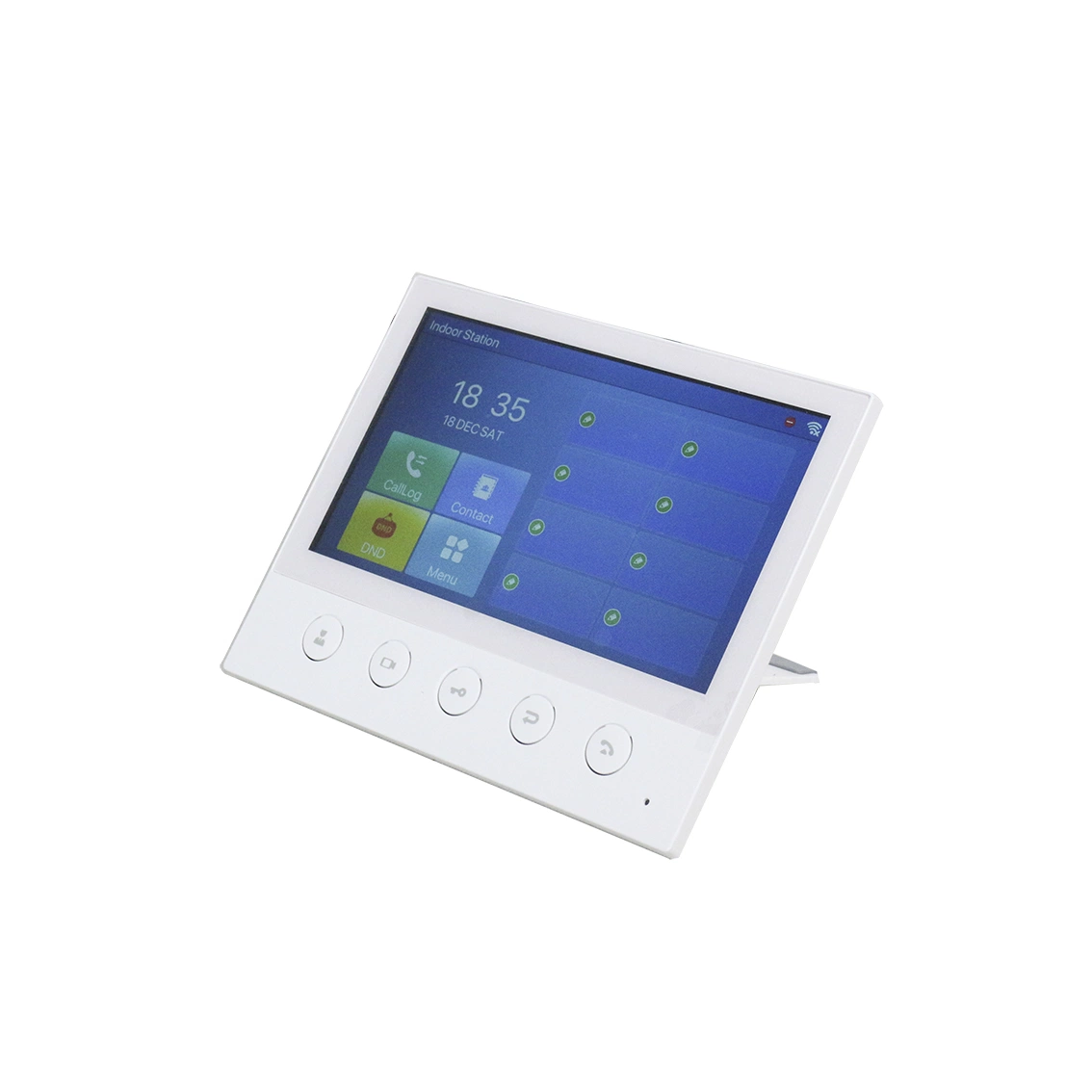 Professional Hot Selling Top Seller OEM Smart 7 Inch Color Touch Screen SIP Indoor Station with 5 Function Audio Eco IP SIP PA System