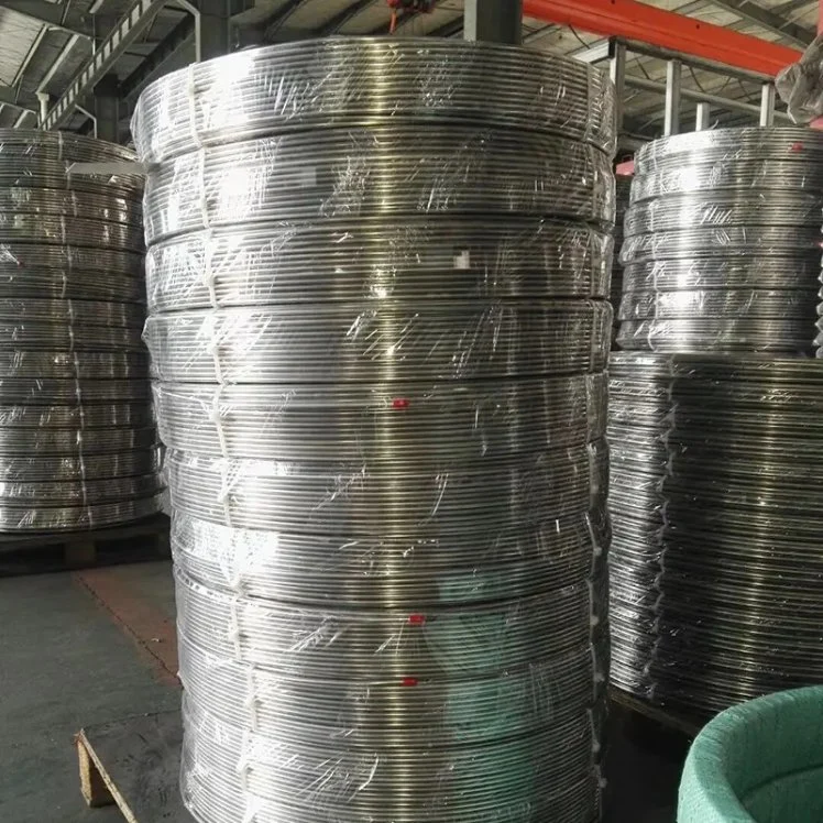 304 316 Stainless Steel Hose Coil Pipe Flexible Metal Seamless Stainless Steel Tube