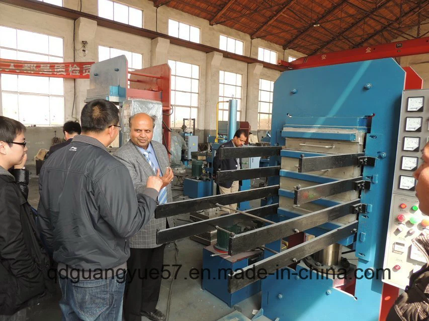 Rubber Hydraulic Hot Press/Rubber Flooring Tile Curing Machine