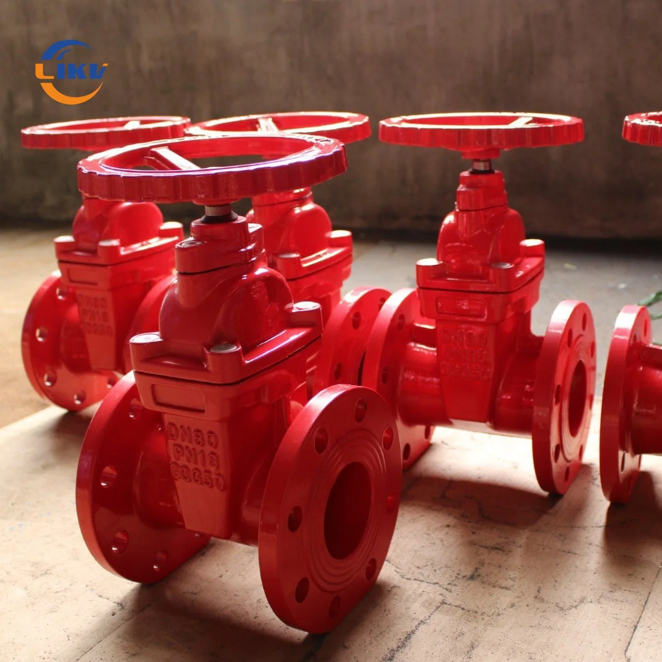 Awwa C509 DIN Non Rising Stem Flanged Resilient Wedge Gate Valve