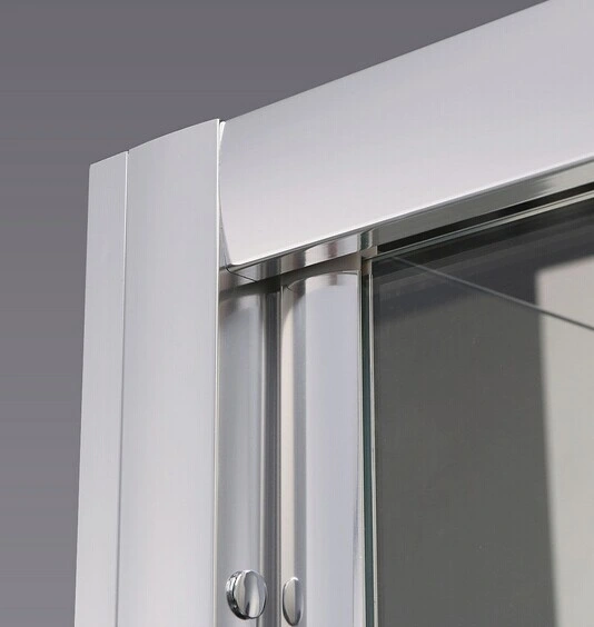 Sally B1202 Bi-Fold Shower Door with 6mm Thick Glass Door with Side Panel