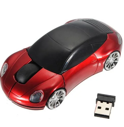 Ratón óptico inalámbrico para ordenador de coche USB