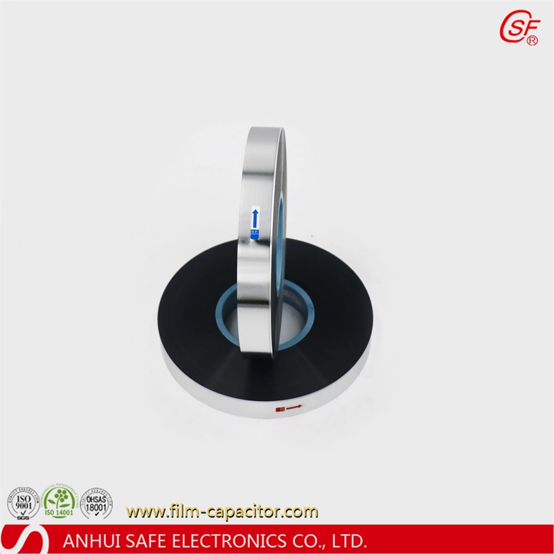 6.5 Micron Al/Zn Metallized Polypropylene Plastic Film for Capacitor Use