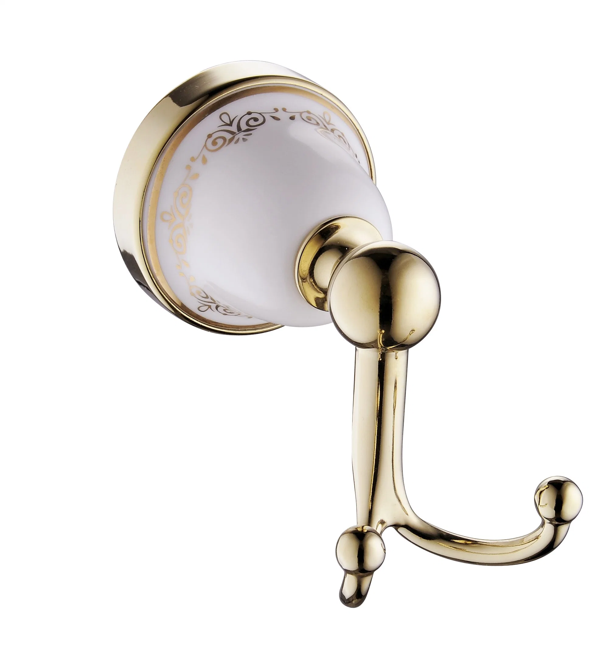 Gold Plated Decorative Patterns Ceramic Metal Dubai Bathroom Fittings Accessories