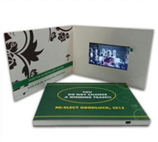 5.0inch LCD Screen Custom Video Greeting Cards Brochure