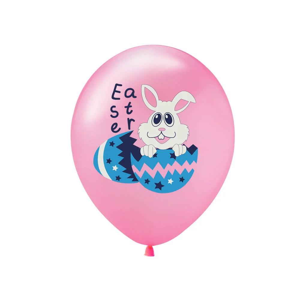 Vente chaude Fournitures de fête d'anniversaire Décoration suspendue Ballons en latex de lapin de 12 pouces.