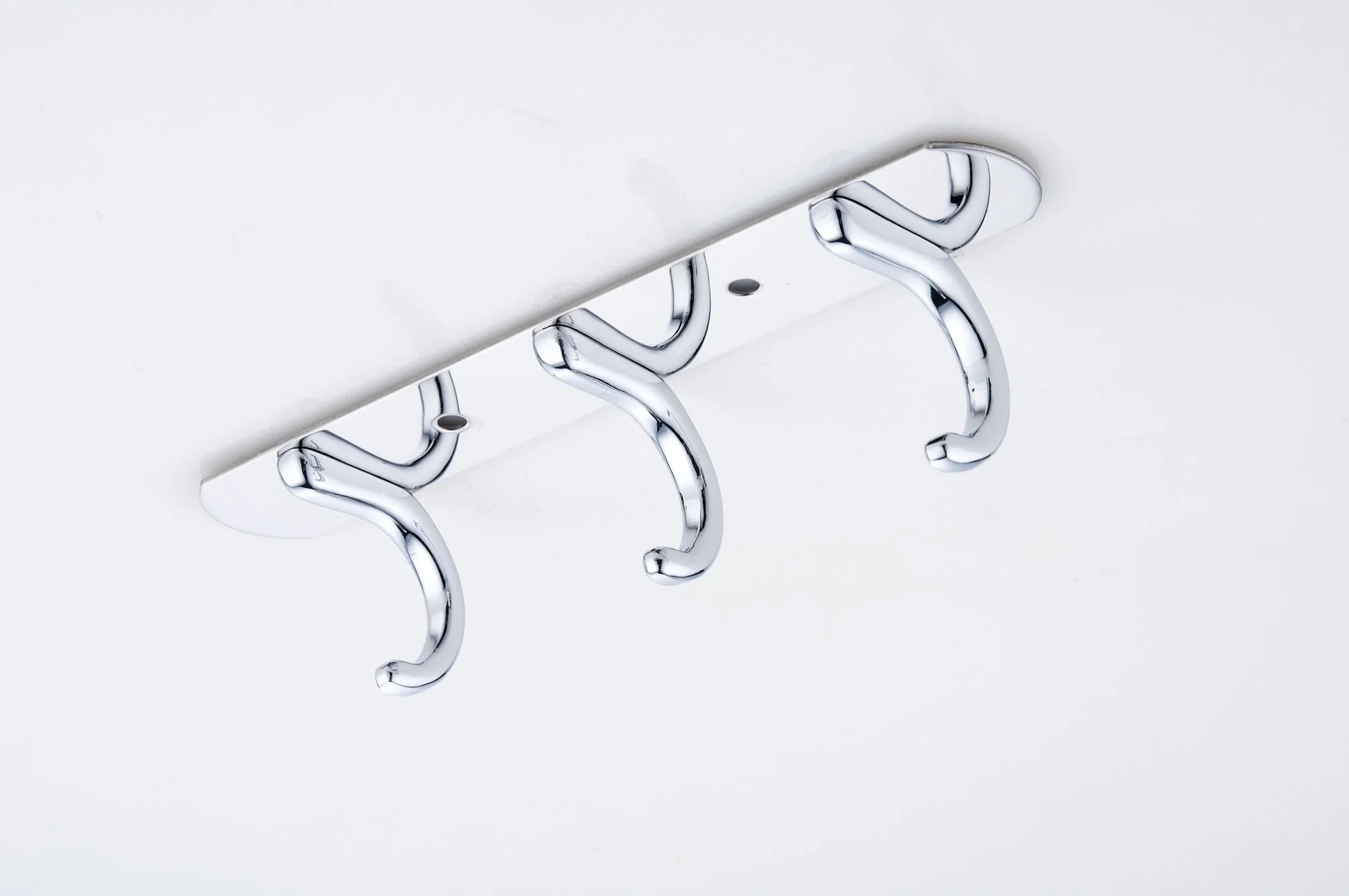 Silber Basic Haken Wand-Badezimmer Kitchen Robe Haken