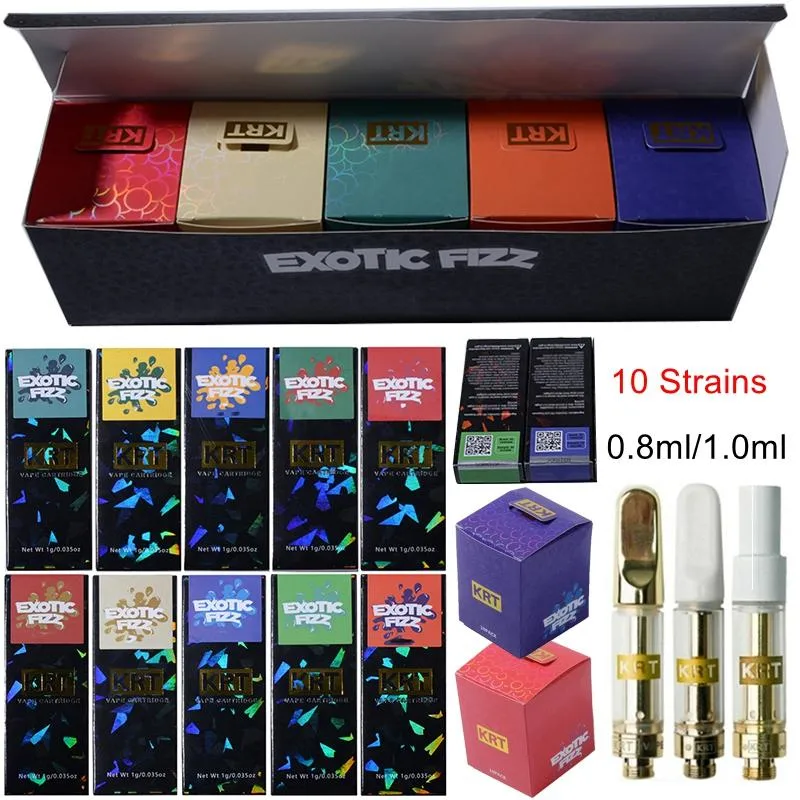 Hot Sales Factory Price Krt Cartridge 0.8/1.0ml Empty Disposable Vape Pod G5 Carts 510 Thread Wholesale Oil Vape Pen