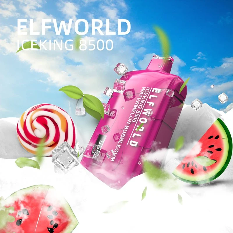 Elfworld Wholesale/Supplier Iceking 8500 Disposable/Chargeable Vape Bar Hot Sale Nicotine vape 8500 Puffs