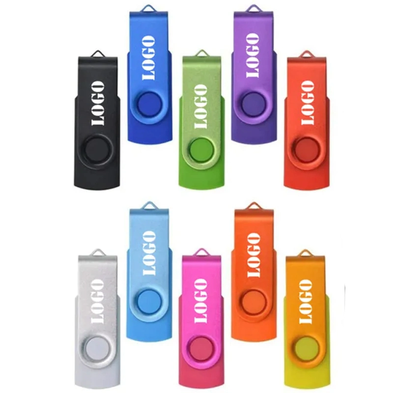 Desbloqueo memorable Descubre el regalo promocional de la Memory Stick USB giratoria