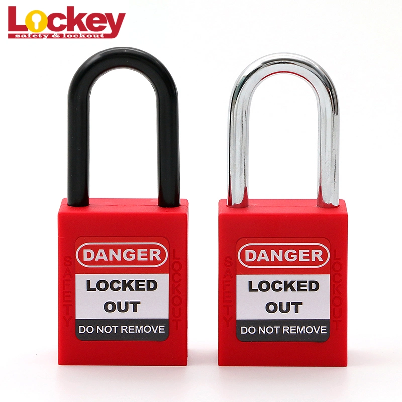 38mm Steel Shackle Loto Safety Padlock Lockout with Security Lock