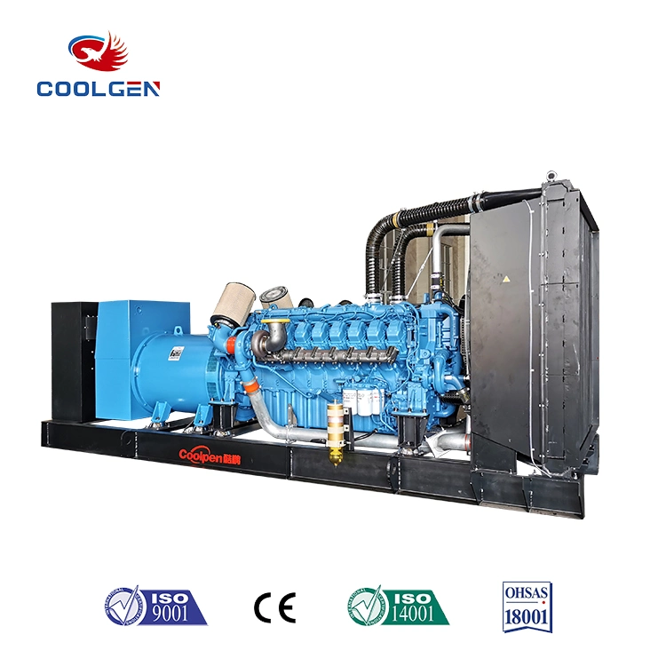 Marca Coolgen China Fábrica 1000 Kw Gerador estilo silencioso gerador diesel