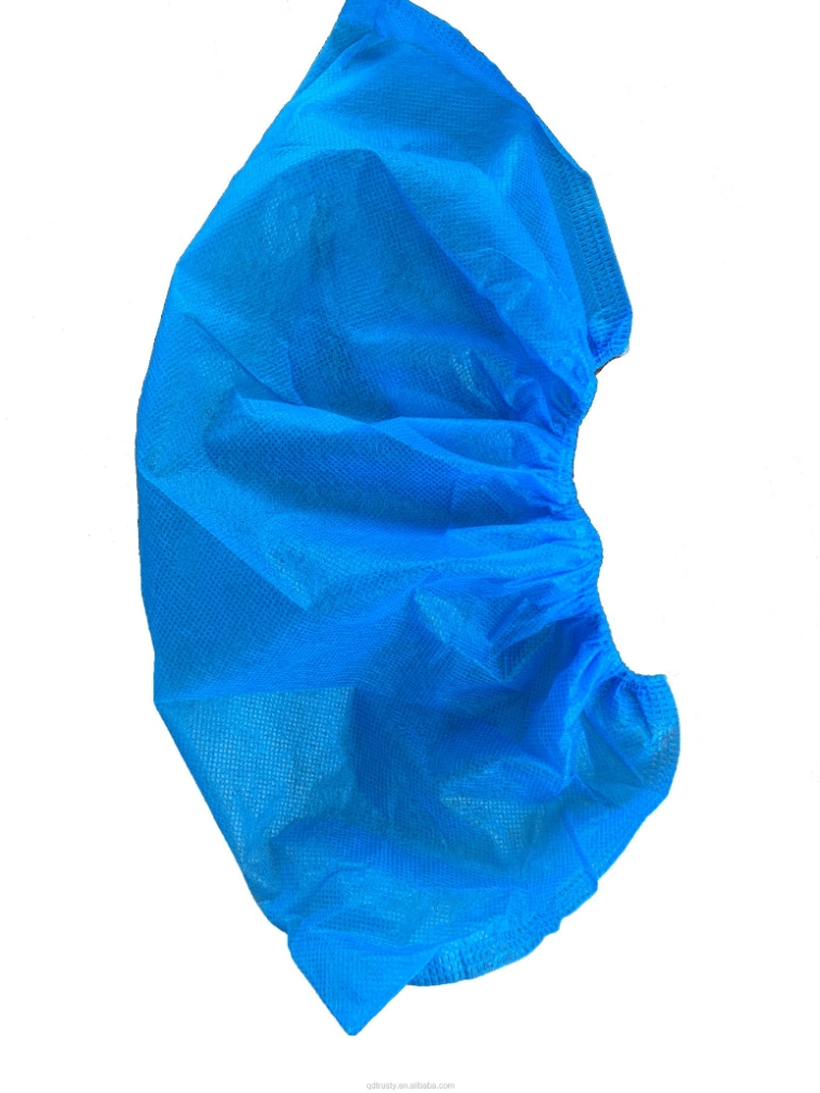 Overshoes Disposable PP SMS CE/ISO Approved Nonwoven 10-30GSM Shoe Cover Anti Slip Shoe Cover