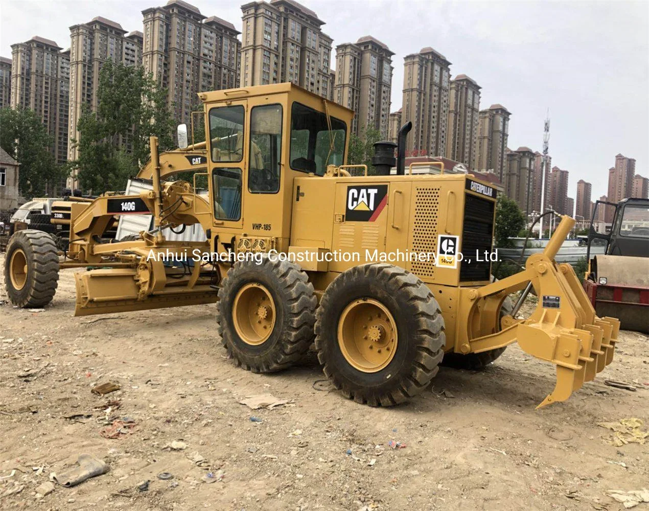 La niveladora de carretera utilizó máquinas Caterpillar 140g para la niveladora de construcción de carreteras