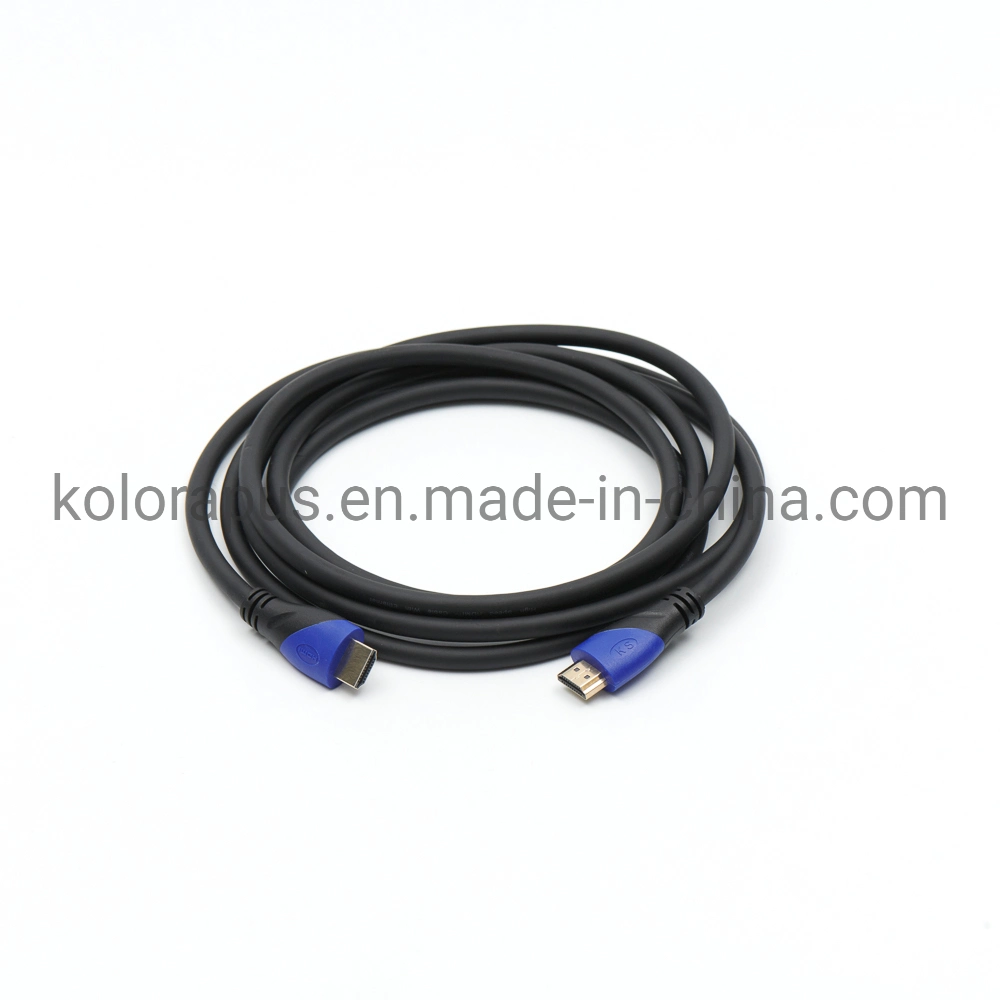 1080P 2K 4K 60Hz Gold The Black PVC HD HDMI Cable