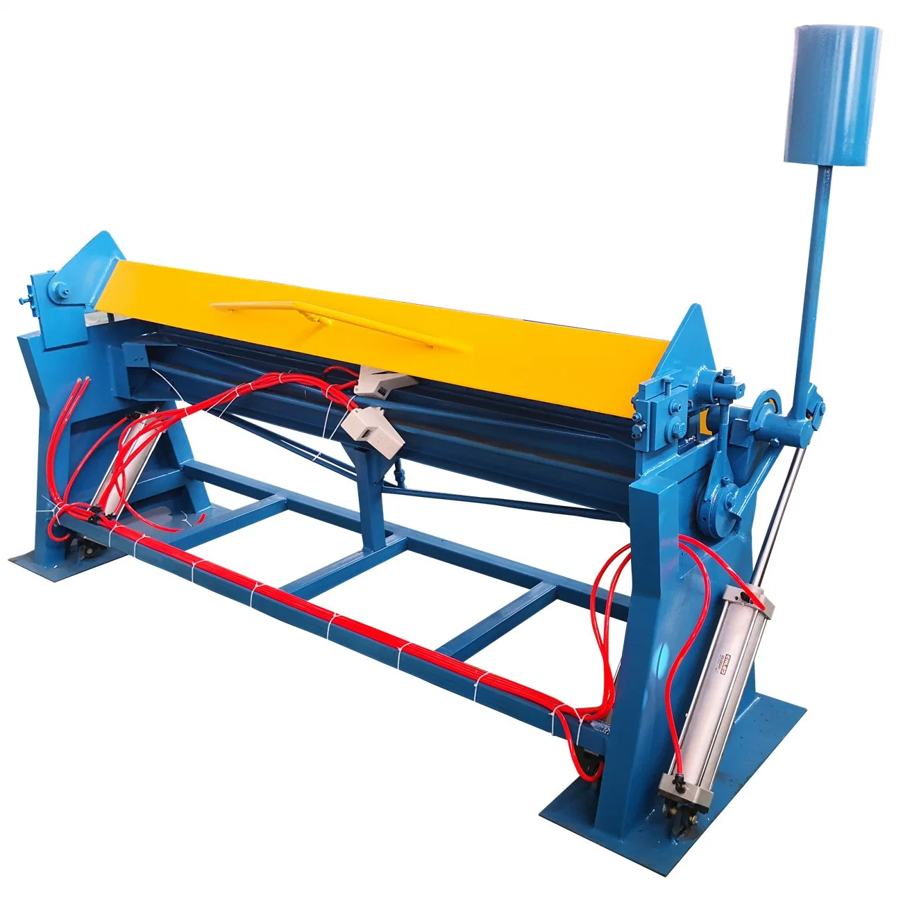 1.2 *1500 Plate HVAC Air Tube Pneumatic Folder Bending Machine, HVAC Duct Metal Sheet Tdf Flange Bender Folding Machine