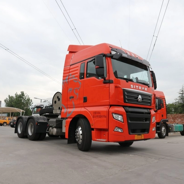 Envío de una pieza camión usado Sinotruck Sitrak G7 GNC 6X4 Camión tractor 380HP 10 camión de ruedas camión de cabeza de tractor usado