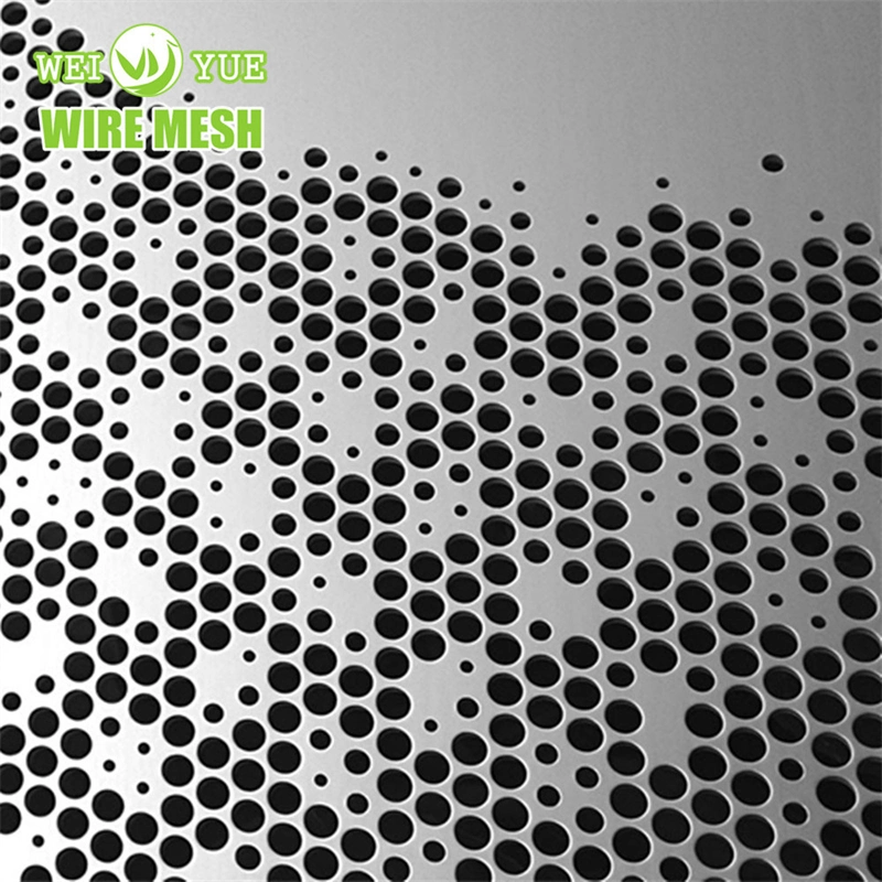 Outdoor Decoration Powder Coated Perforated Metal Mesh for Architectural Decoration Metal Mesh Can Be Anodized