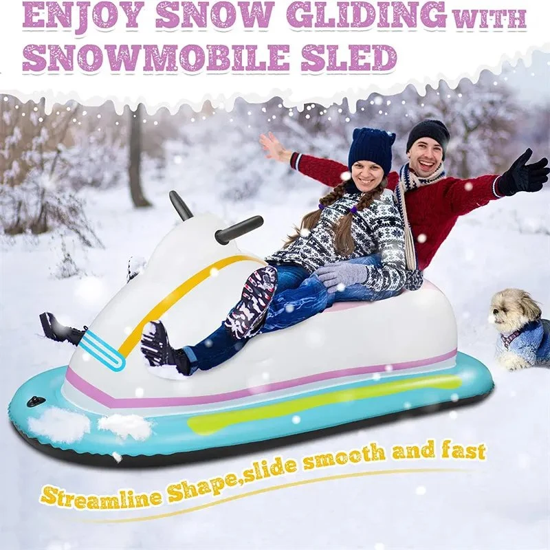 Joyful Inflatable Snow Tube Gift Resistant and Cold Resistant PVC Snow Tube