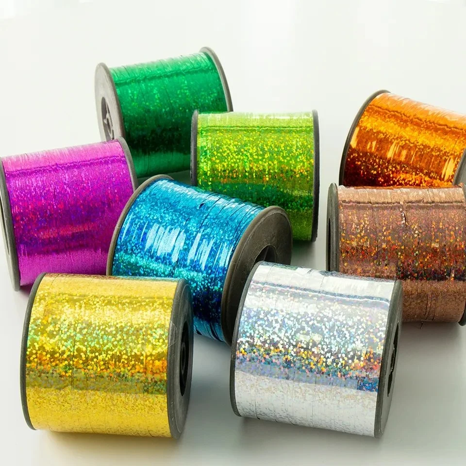 Wholesale/Supplier High quality/High cost performance  Lurex Polyester Laser Glitter M Type Metallic Thread Metallic Yarn for Knitting Factory Direct