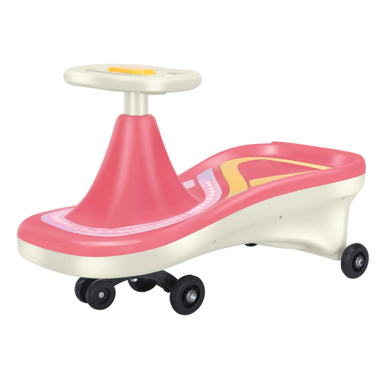 Baby Swing Twist Car with Music Flash Wheels, Hot Sale Kids Ride on Twist Car, Factory