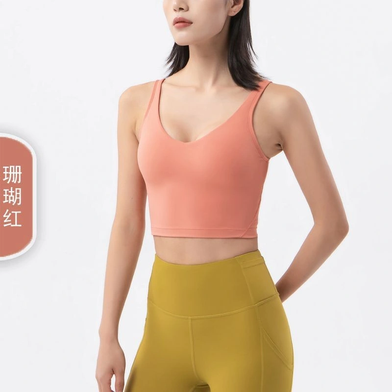 China Wholesale/Supplier Active Wear Lulu and Lemon Women Yoga Sportswear Sexy Yoga Sports Bra