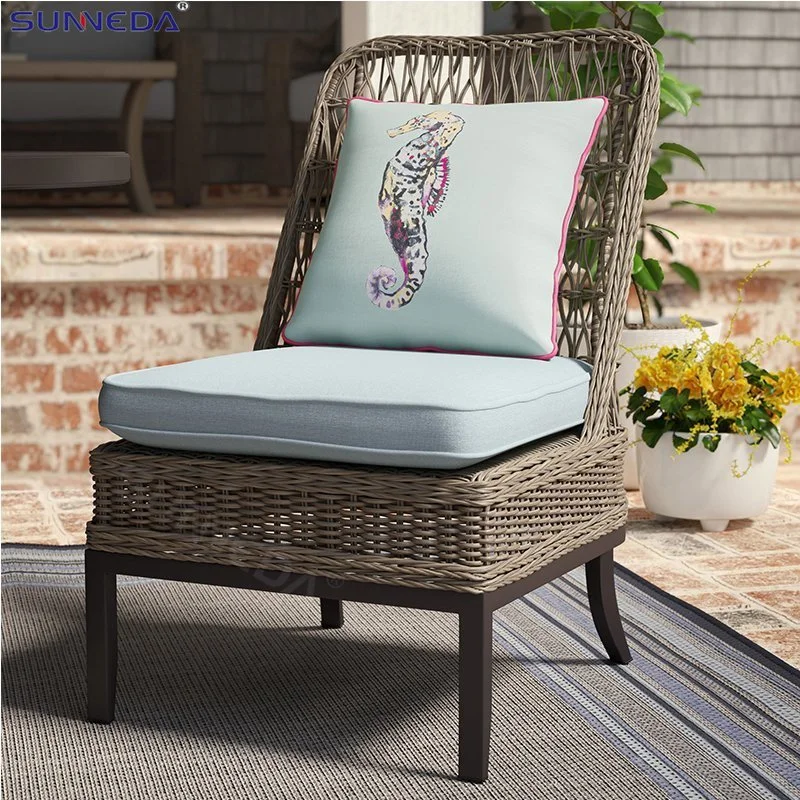 Chinesische Outdoor-Freizeit-Sofa-Set mit wasserdichten Anti - Oxidation Runder Rattan