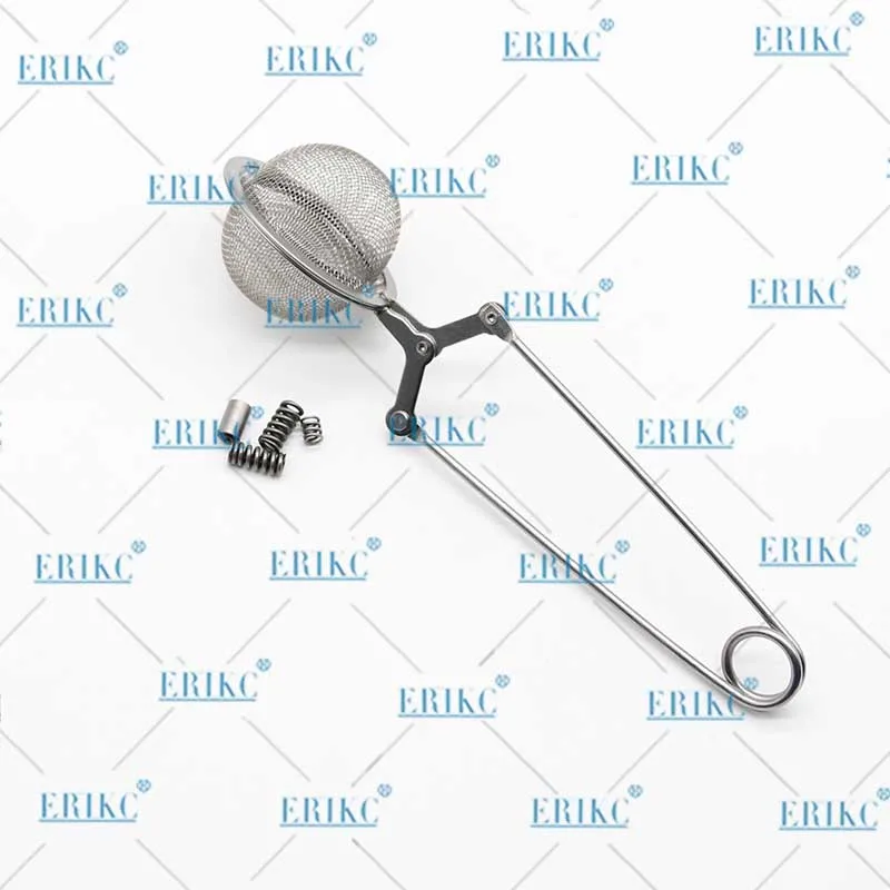 Erikc Ball Spring Repair Kit Fuel Injector Spare Parts Cleaning Basket Tool E1024125 for Del-Phi Denso Bosch