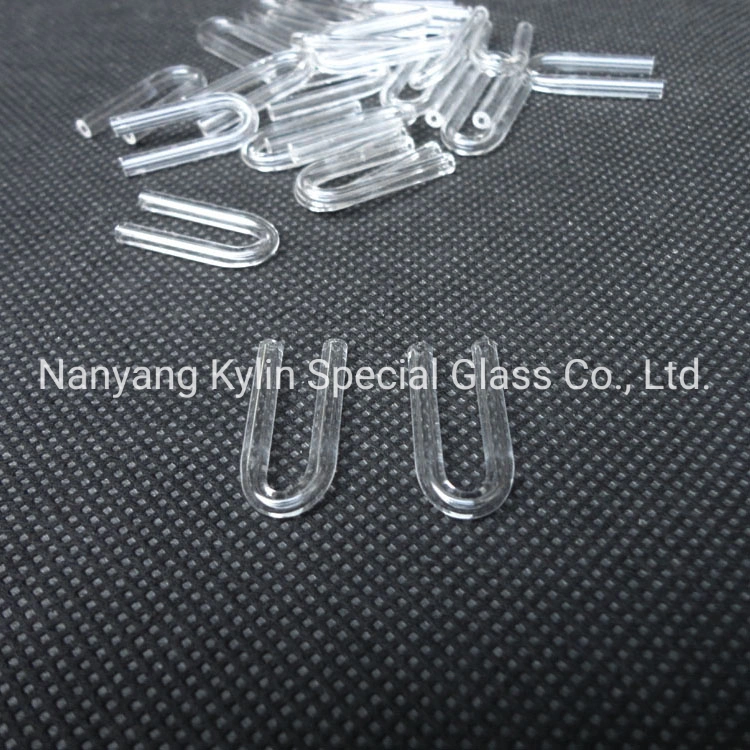 C Shape Helical Spiral Thermocouple Quartz Glass Coil for Heater