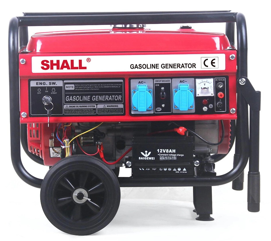 Wholesale/Supplier 5kw 8kw Gas Silent Generator 4-Stroke Electric Recoil Start Petrol Generator Home Use Small