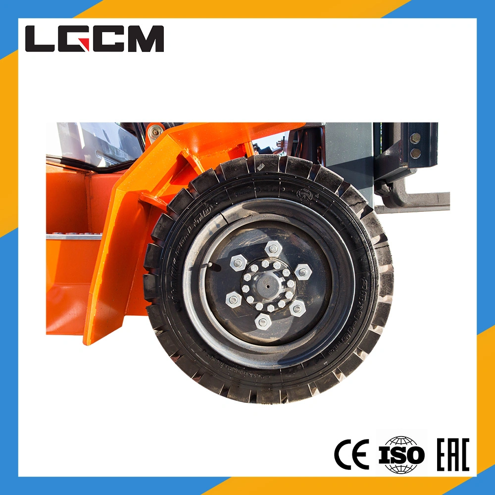 Lgcm Four Wheel Drive Montacargas 3ton/3000kgs Diesel/Gas/LPG/off Road/3m/4.5m/5m/6m All Terrain Balance Forklift with Side Shift, Cabin, Triplex Mast